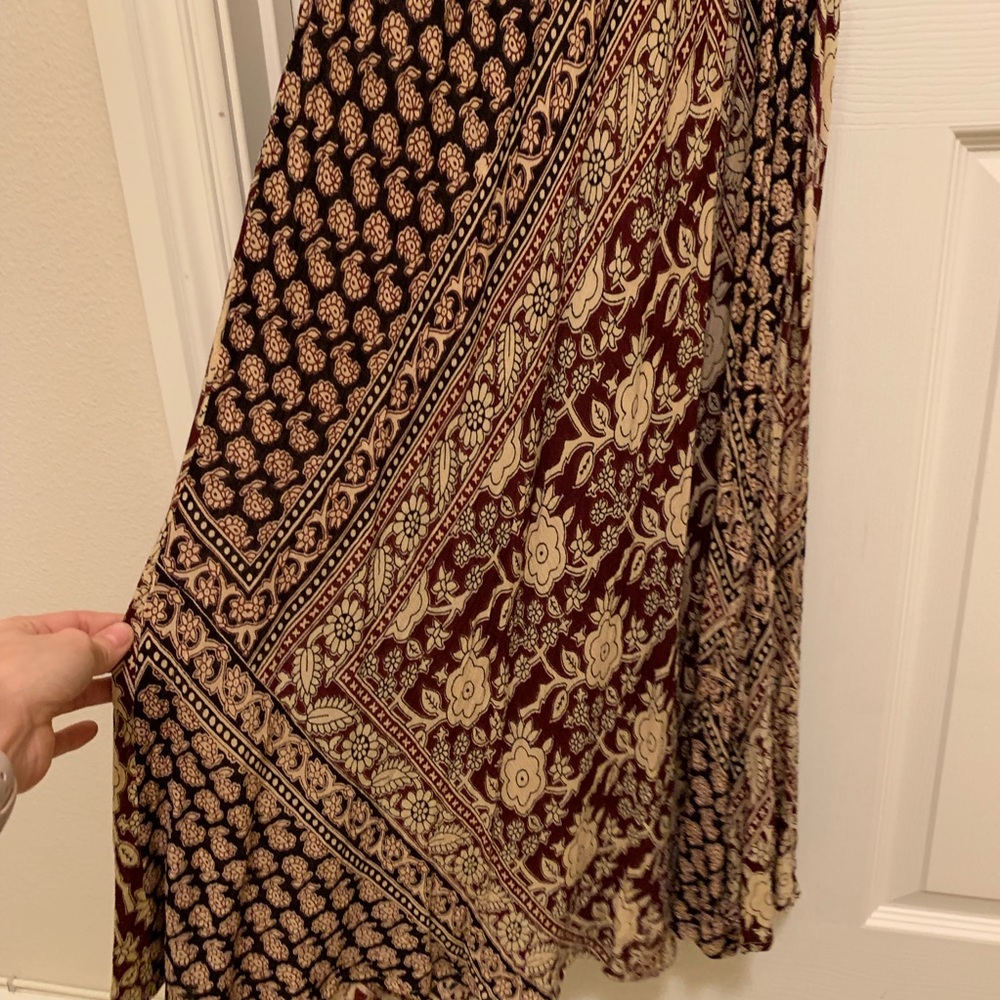 RAGA Harvest Moon Maxi Tank Dress Maroon Print - Picture 6 of 6